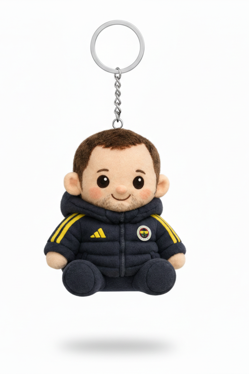 3D Reçine Domenico Tedesco Figür Anahtarlık - Boya Kiti