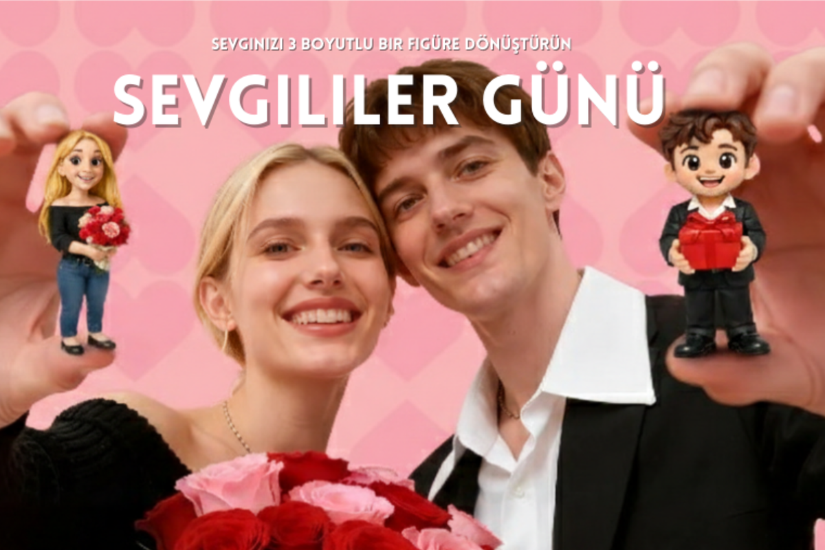 3D figür ürün vitrini