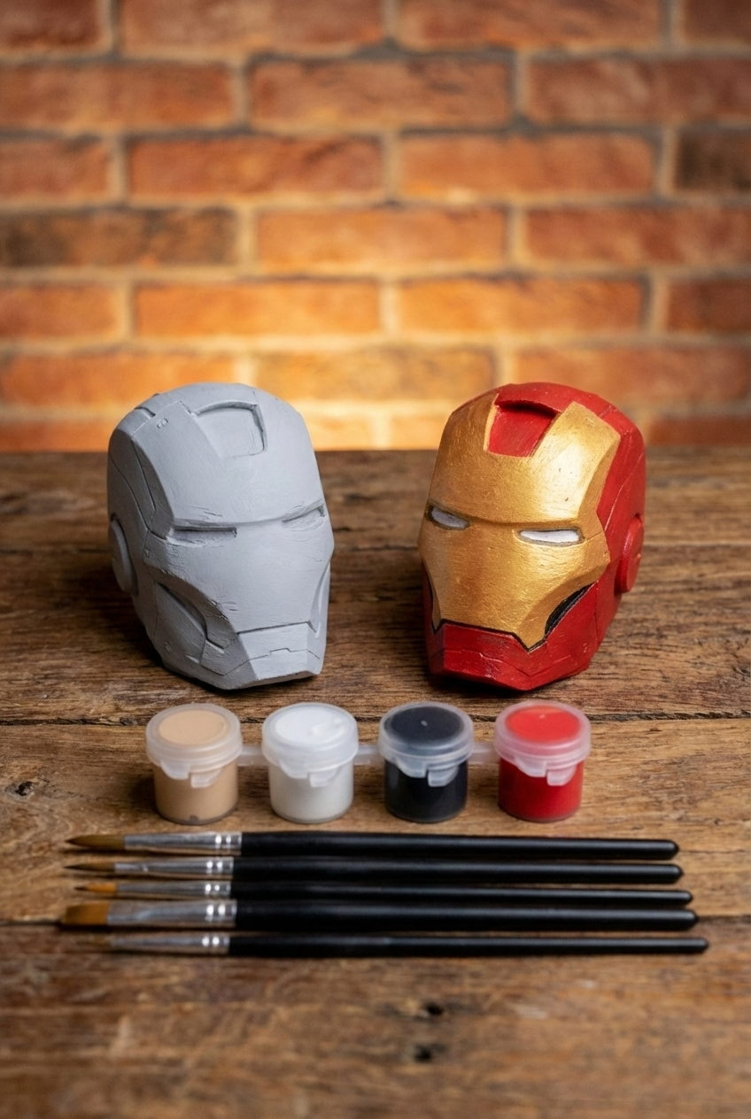 Iron Man 3D Magnet Boyama Kiti | 16K Ultra Çözünürlüklü SLA Reçine