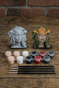 Medusa 3D Magnet Boyama Kiti | 16K Ultra Detaylı Reçine - Mitolojik Figür