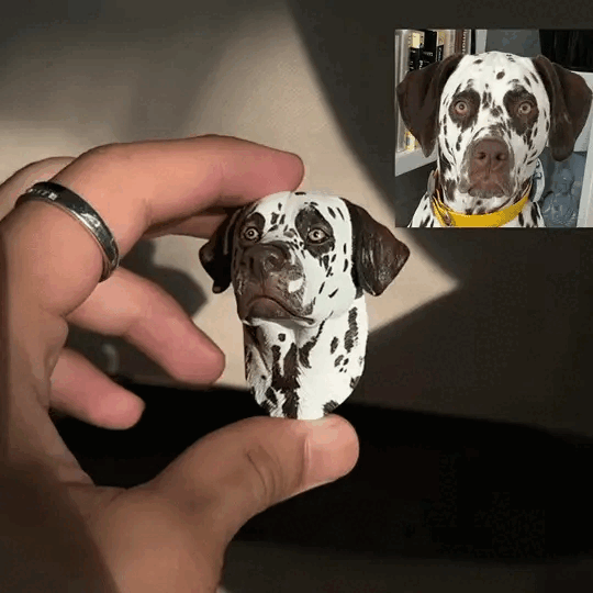 Evcil Hayvanını 3D Figüre Dönüştür - Magnet ve Anahtarlık